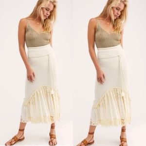 Free People Cozy in the Clouds skirt